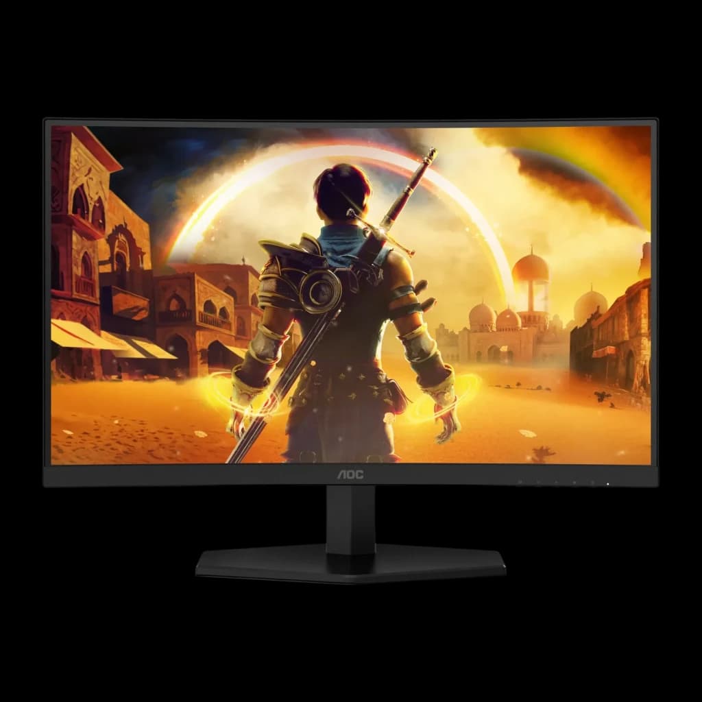 Monitor AOC G4 23.6 polegadas 180Hz Curvo Full HD VA Preto/Vermelho C24G42FE
