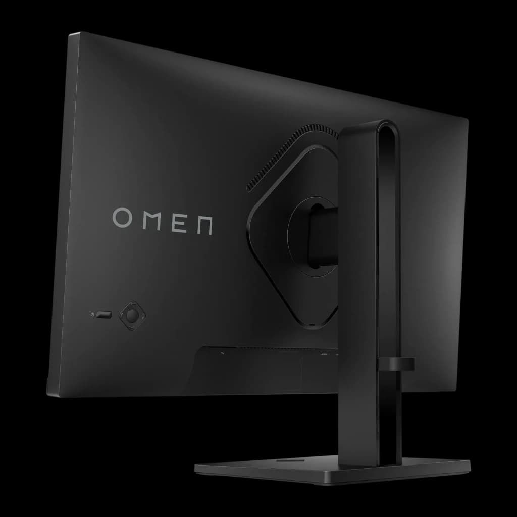 Monitor gaming HP OMEN 24 23,8 polegadas 165Hz FHD IPS Preto - logo OMEN, suporte ajustável e portas