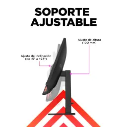 Monitor gaming HP OMEN 32c 31,5 polegadas 165Hz Curvo QHD VA Preto - suporte ajustável com inclinação -5° a +23°