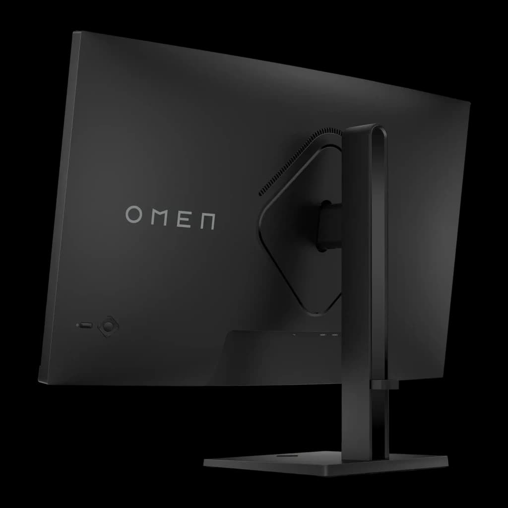 Monitor gaming HP OMEN 32c 31,5 polegadas 165Hz Curvo QHD VA Preto - logo OMEN, suporte ajustável e portas