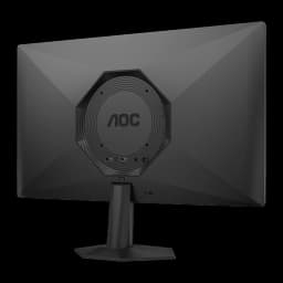 Monitor AOC 23.8 polegadas 180Hz Full HD IPS Preto 24G50F - painel preto com logo AOC, suporte e portas