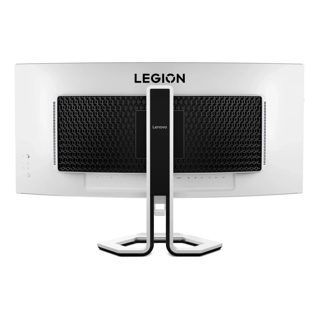 Moniteur Lenovo Legion PRO 34 pouces OLED 240Hz Courbe WQHD Noir de Jais 34WD-10 - panneau arrière avec grille