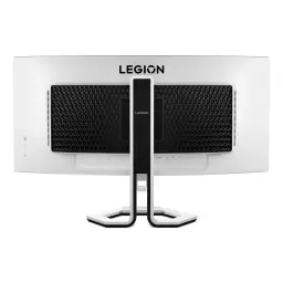 Moniteur Lenovo Legion PRO 34 pouces OLED 240Hz Courbe WQHD Noir de Jais 34WD-10 - panneau arrière avec grille