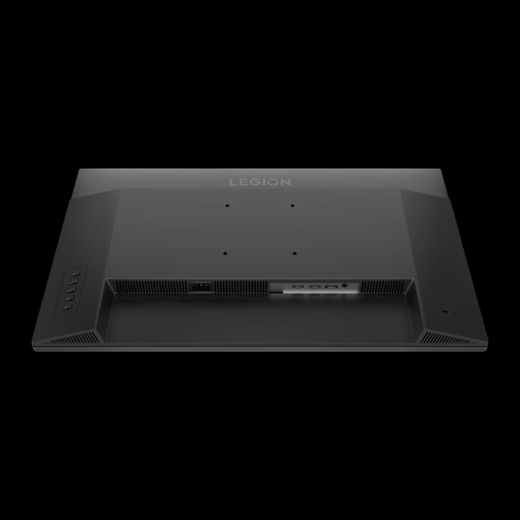 Écran Lenovo Legion 27 pouces 160Hz 4K IPS Noir de Jais 27U-10 - panneau arrière avec ports HDMI, grilles