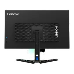Monitor Lenovo Legion 31.5 polegadas 144Hz 4K IPS Preto Y32p-30 - painel traseiro com grelha, logo Legion