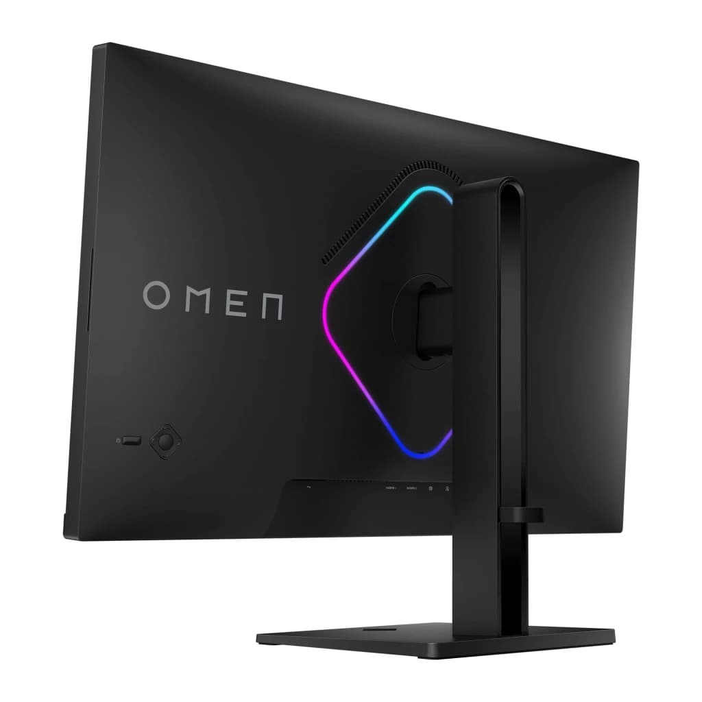 Monitor gaming HP OMEN 27qs G2 27 polegadas 240Hz QHD IPS Black 280Hz Preto - iluminação RGB no suporte