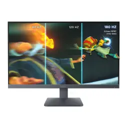 Monitor Lenovo LOQ 27 polegadas 180Hz QHD IPS Preto 27Q-10 - comparação 60Hz 120Hz 180Hz no ecrã com cena