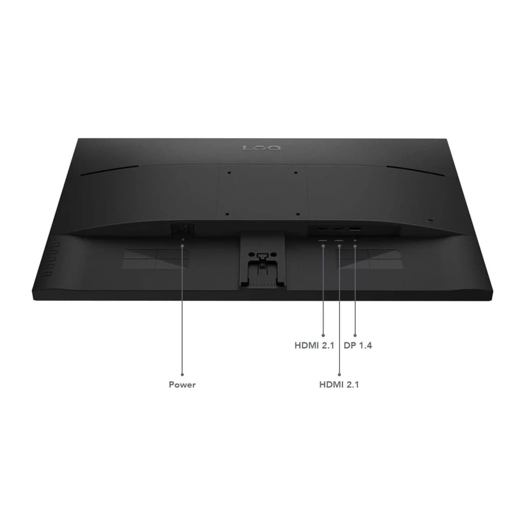 Monitor Lenovo LOQ 27 polegadas 180Hz QHD IPS Preto 27Q-10 - portas Power, 2x HDMI 2.1 e DP 1.4 sinalizadas