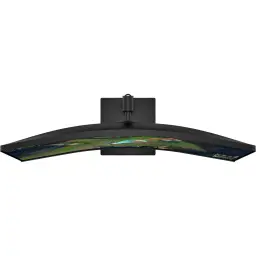Monitor HP OMEN 34c G2 34 polegadas 180Hz Curvo WQHD VA Preto - curvatura panorâmica do painel e suporte