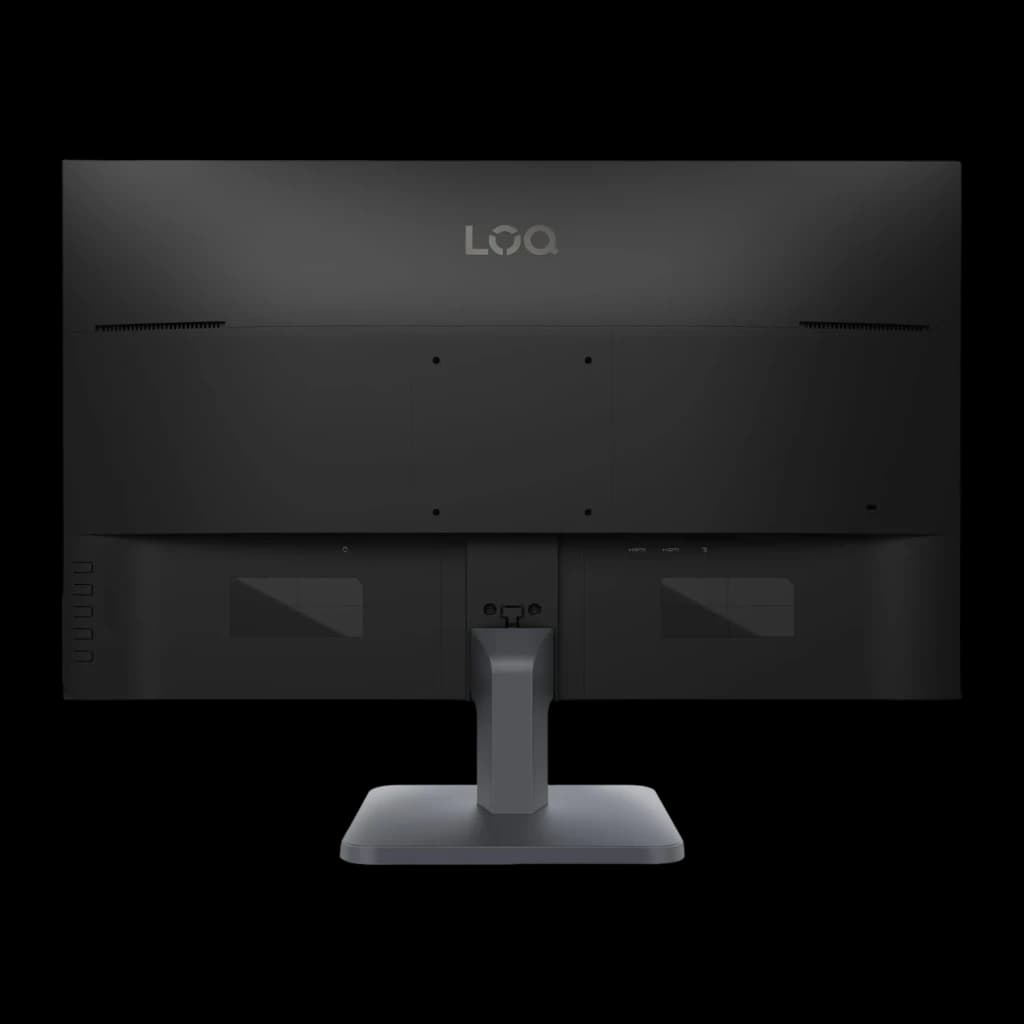 Monitor gaming Lenovo LOQ 27-10 27 pulgadas 200Hz Full HD IPS Negro - logo LOQ, puertos y base