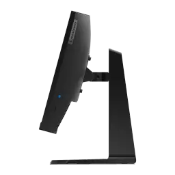 Monitor Lenovo Legion 27 pulgadas 180Hz Curvo QHD VA Negro Azabache R27qc-30 - parte trasera con logo Lenovo