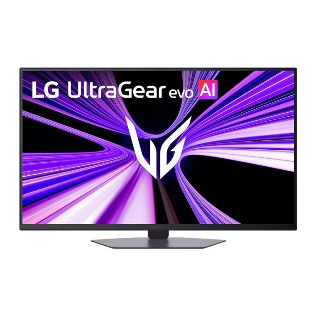 Monitor gaming LG UltraGear 27 polegadas 165Hz 5K IPS Preto 27GM950B-B - ecrã com logótipo UltraGear evo AI