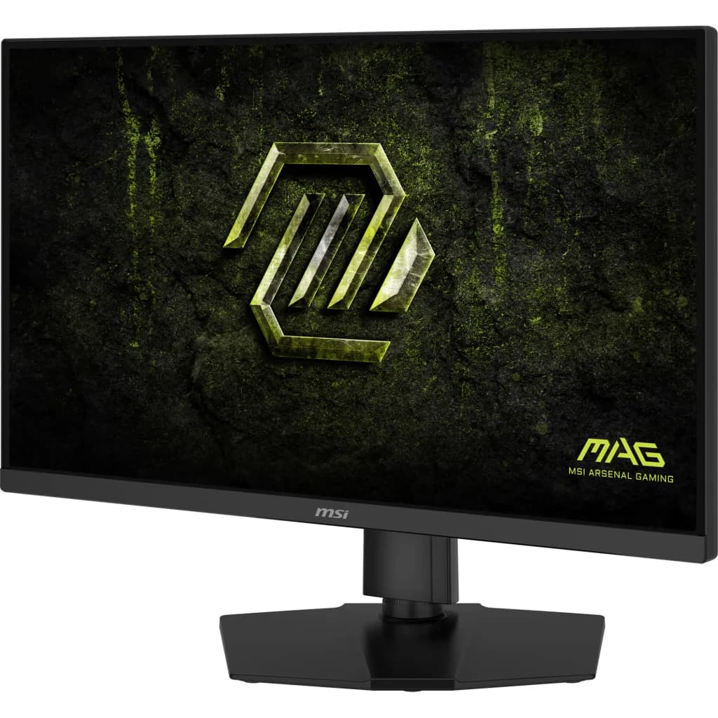 Monitor gaming MSI MAG 274QPF E20 27 pulgadas 200Hz QHD Rapid IPS Negro - pantalla encendida con logo