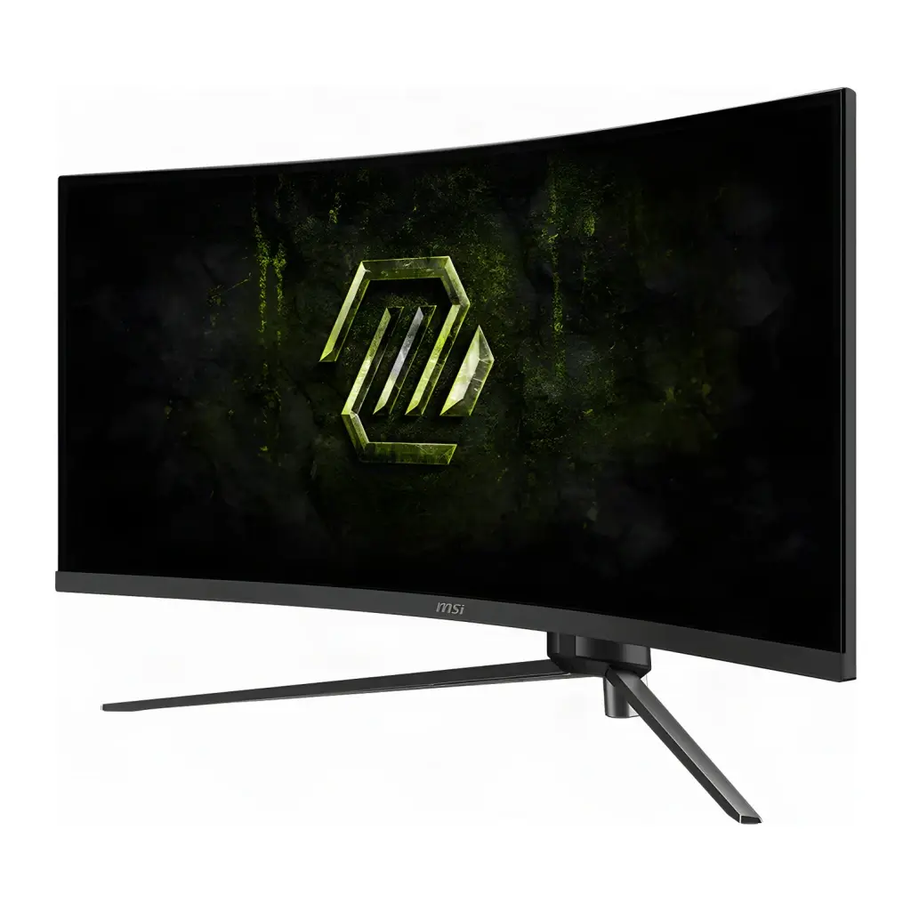 Monitor gaming MSI MAG 345CQRF E20 34 pulgadas 200Hz Curvo UWQHD Rapid VA Negro - pantalla curva con logo MSI