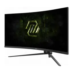 Monitor gaming MSI MAG 345CQRF E20 34 pulgadas 200Hz Curvo UWQHD Rapid VA Negro - pantalla curva con logo MSI