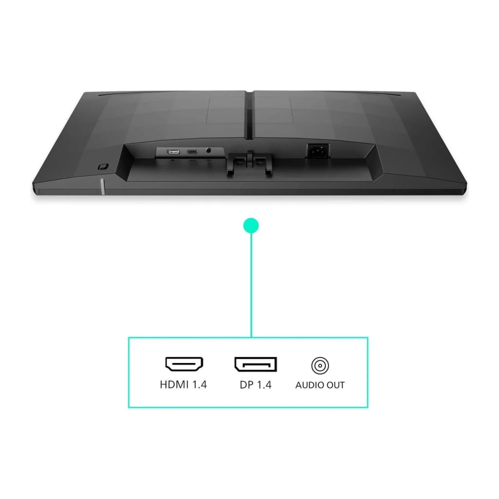 Monitor gaming Philips Evnia 3000 23,8 pulgadas 144Hz FHD IPS Negro 24M2N3200NF - puertos HDMI 1.4, DP 1.4