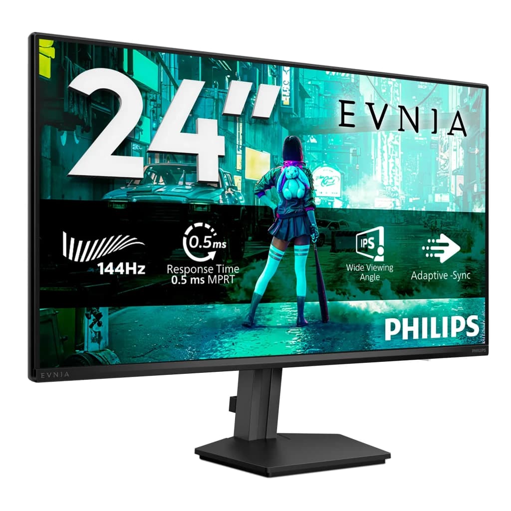 Monitor gaming Philips Evnia 3000 23,8 pulgadas 144Hz FHD IPS Negro 24M2N3200NF - 60,5 cm (23,8")