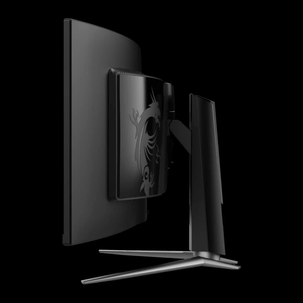 Monitor gaming MSI MPG 491CQP QD-OLED 49 pulgadas 144Hz Curvo Dual WQHD Negro - panel curvo con dragón MSI