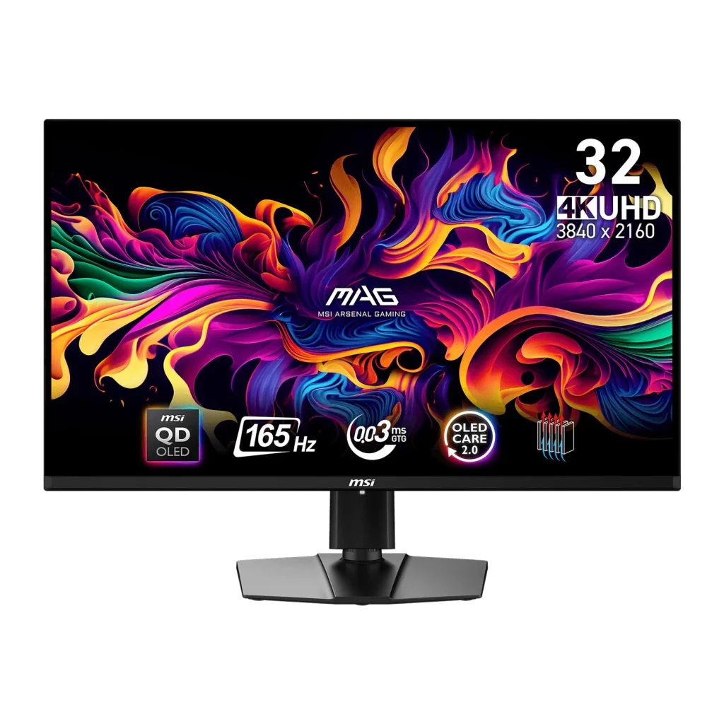 Monitor gaming MSI MAG 321UP QD-OLED X24 31,5 pulgadas 240Hz 4K Negro