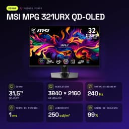 Monitor MSI MPG 321URX QD-OLED 31,5 pulgadas 240Hz 4K Negro - características, 48 Hz