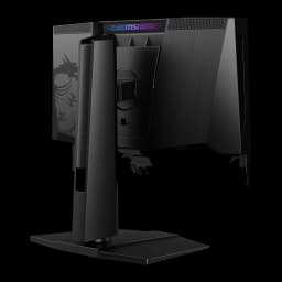 Monitor MSI MPG 321URX QD-OLED 31,5 pulgadas 240Hz 4K Negro - panel posterior con logo MSI RGB, dragón