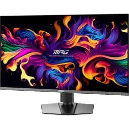 Monitor MSI MPG 321URX QD-OLED 31,5 pulgadas 240Hz 4K Negro - pantalla encendida con colores