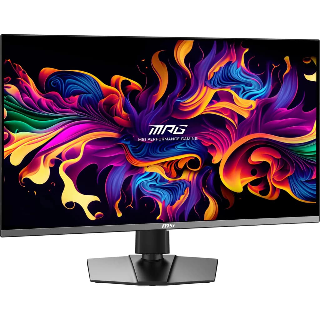 Monitor MSI MPG 321URX QD-OLED 31,5 pulgadas 240Hz 4K Negro - pantalla encendida con wallpaper