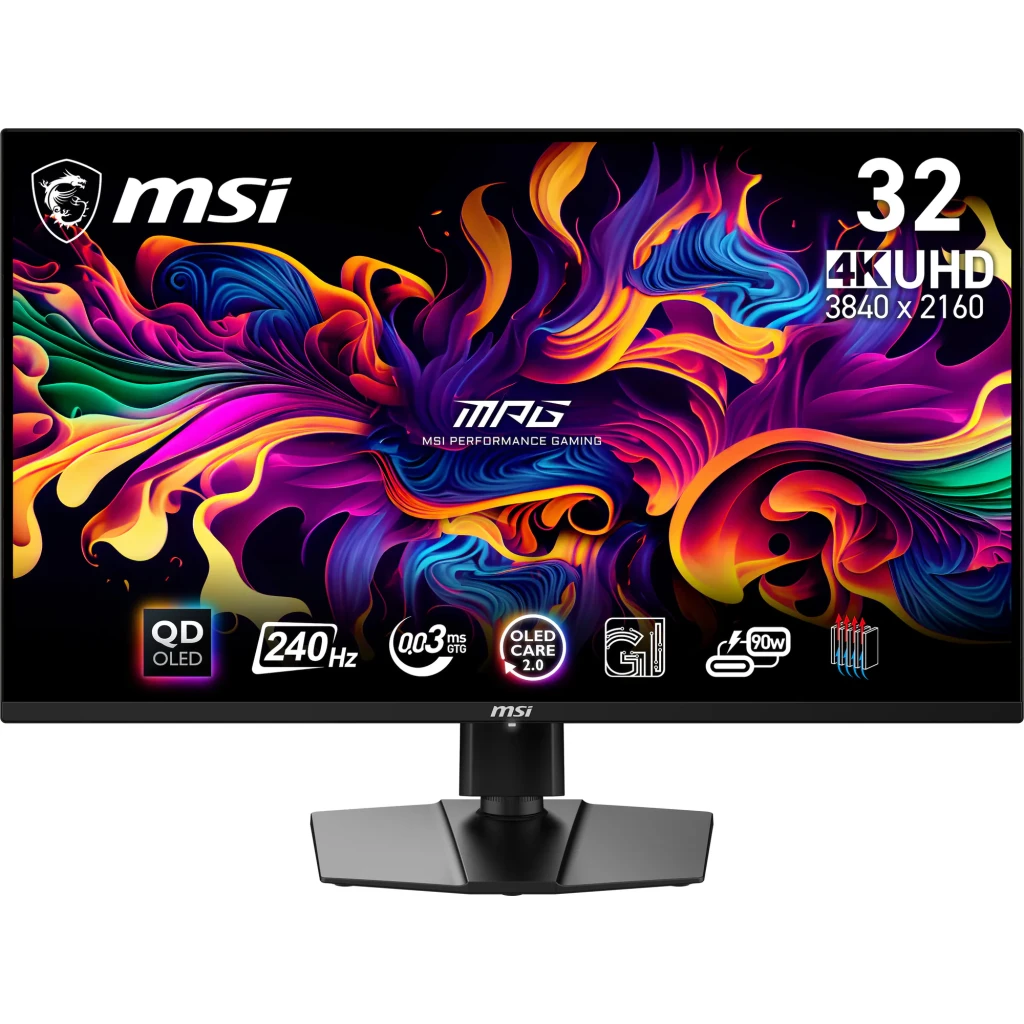 Monitor MSI MPG 321URX QD-OLED 31,5 pulgadas 240Hz 4K Negro