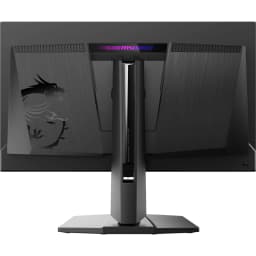 Monitor gaming MSI MPG 271QRDE QD-OLED X50 26,5 pulgadas 500Hz QHD OLED Negro - panel posterior con logo