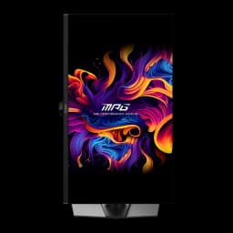 Monitor gaming MSI MPG 271QRDE QD-OLED X50 26,5 pulgadas 500Hz QHD OLED Negro - pantalla en vertical con fondo