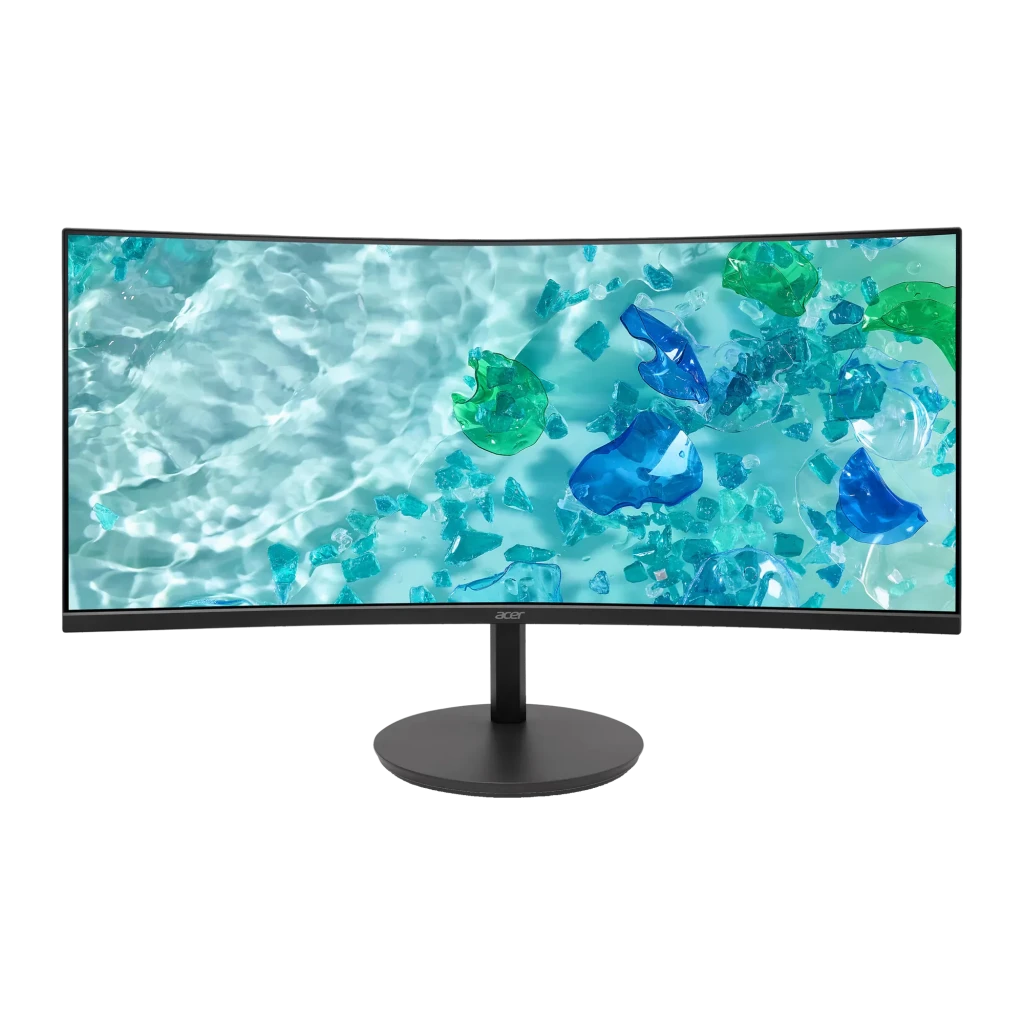Monitor Acer Vero CB3 34 polegadas Curvo WQHD VA 120Hz Preto CB343CURJ0bemiiprcuzx