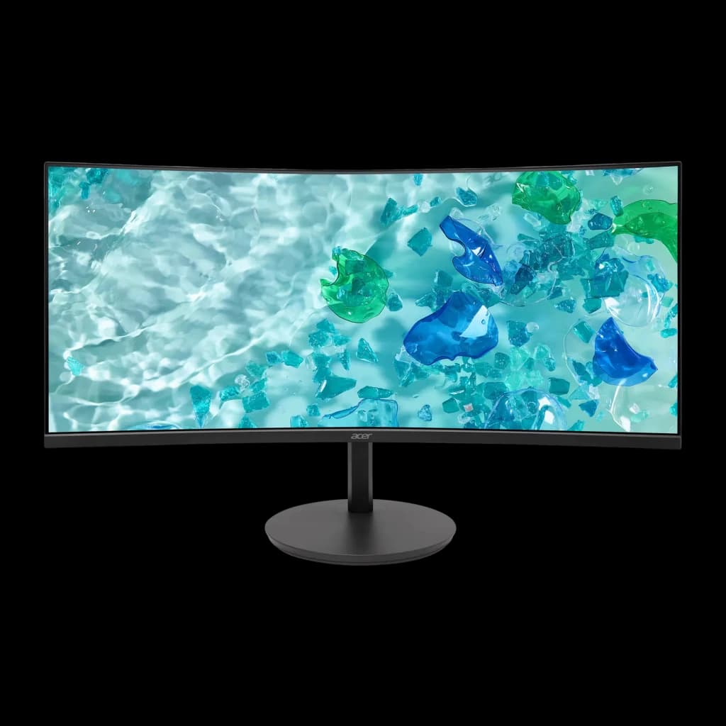 Monitor Acer Vero CB3 34 polegadas Curvo WQHD VA 120Hz Preto CB343CURJ0bemiiprcuzx