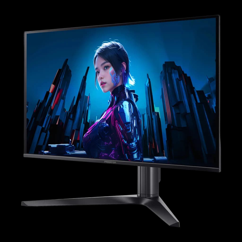 Monitor gaming Acer Predator 26.5 polegadas QD-OLED 240Hz 4K OLED Preto X27X1bmiippruzx - ecrã ligado