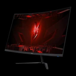 Monitor gaming Acer Nitro 31.5 polegadas 240Hz Curvo FHD VA Preto ED320QW0bmiipx - painel curvo com fundo