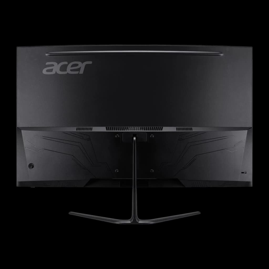 Monitor gaming Acer Nitro 31.5 polegadas 240Hz Curvo FHD VA Preto ED320QW0bmiipx - painel traseiro preto