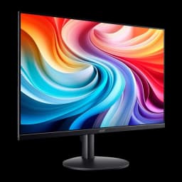 Monitor Acer 23,8 polegadas Full HD IPS 120Hz 4 ms Preto SB243YG0bi - ecrã ligado com ondas coloridas vivas