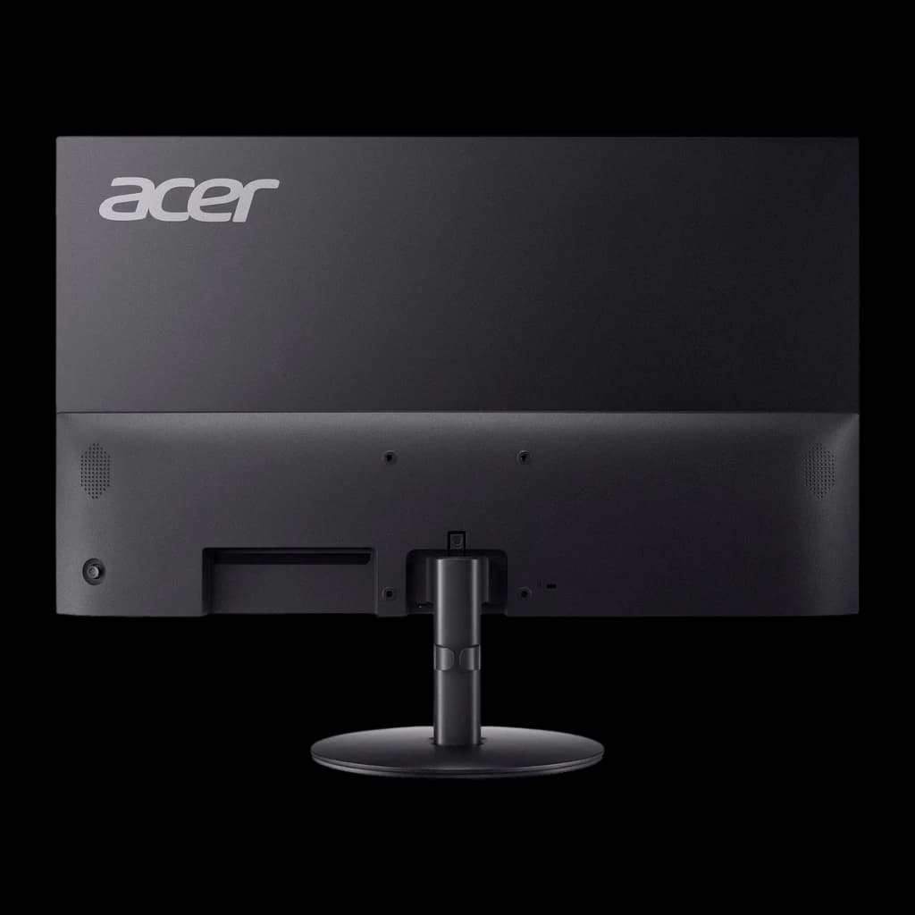 Monitor Acer 23,8 polegadas Full HD IPS 120Hz 4 ms Preto SB243YG0bi - painel preto com logo Acer, base
