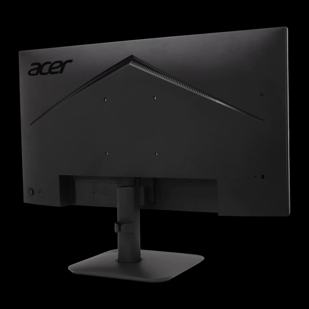 Monitor Acer KA2 27 polegadas 144Hz FHD IPS Preto KA272P6bip - painel posterior com logo Acer, design em V