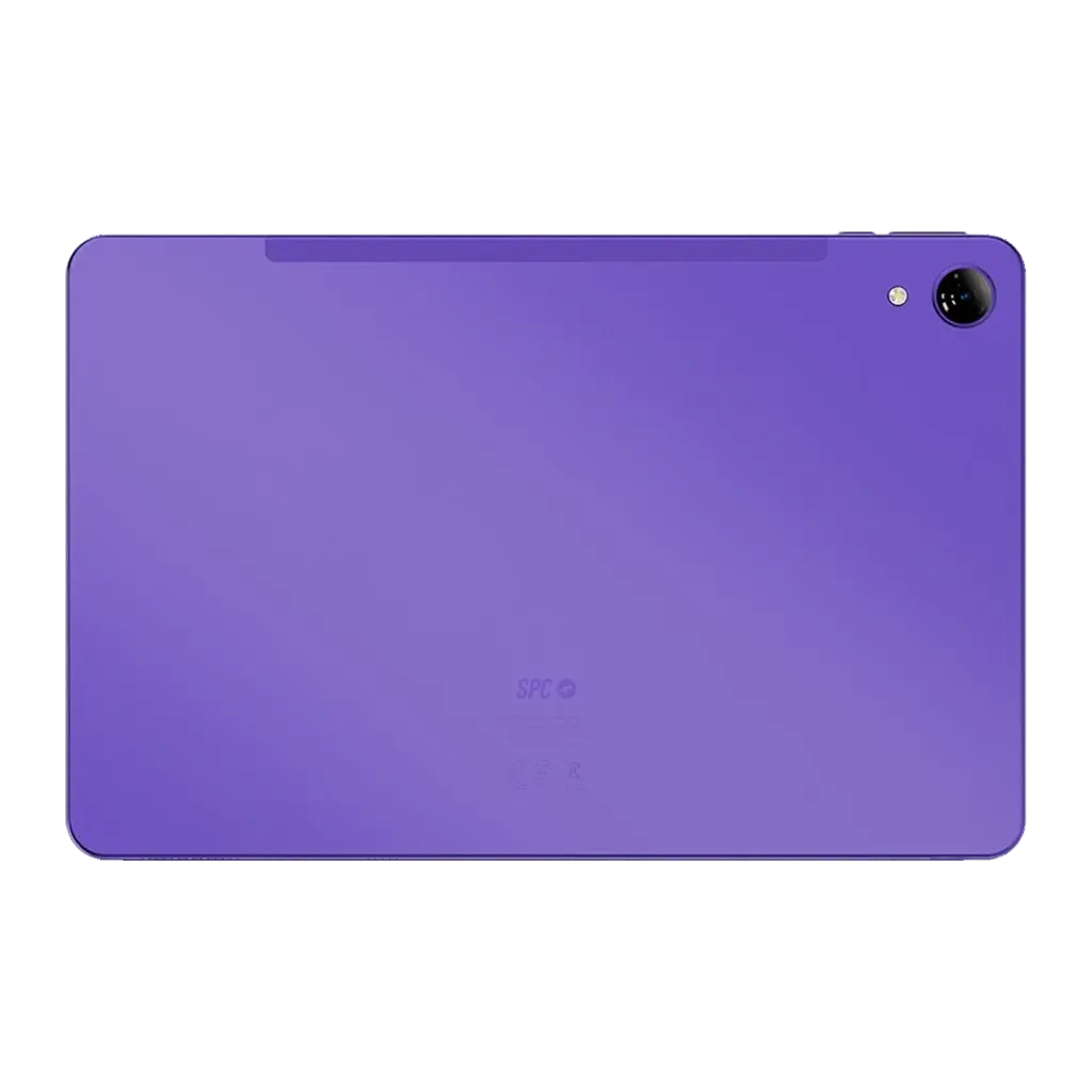 SPC Gravity 6 4GB/64GB Púrpura 10,1 pulgadas IPS 5000mAh WiFi 6 - carcasa púrpura lisa con módulo de cámara