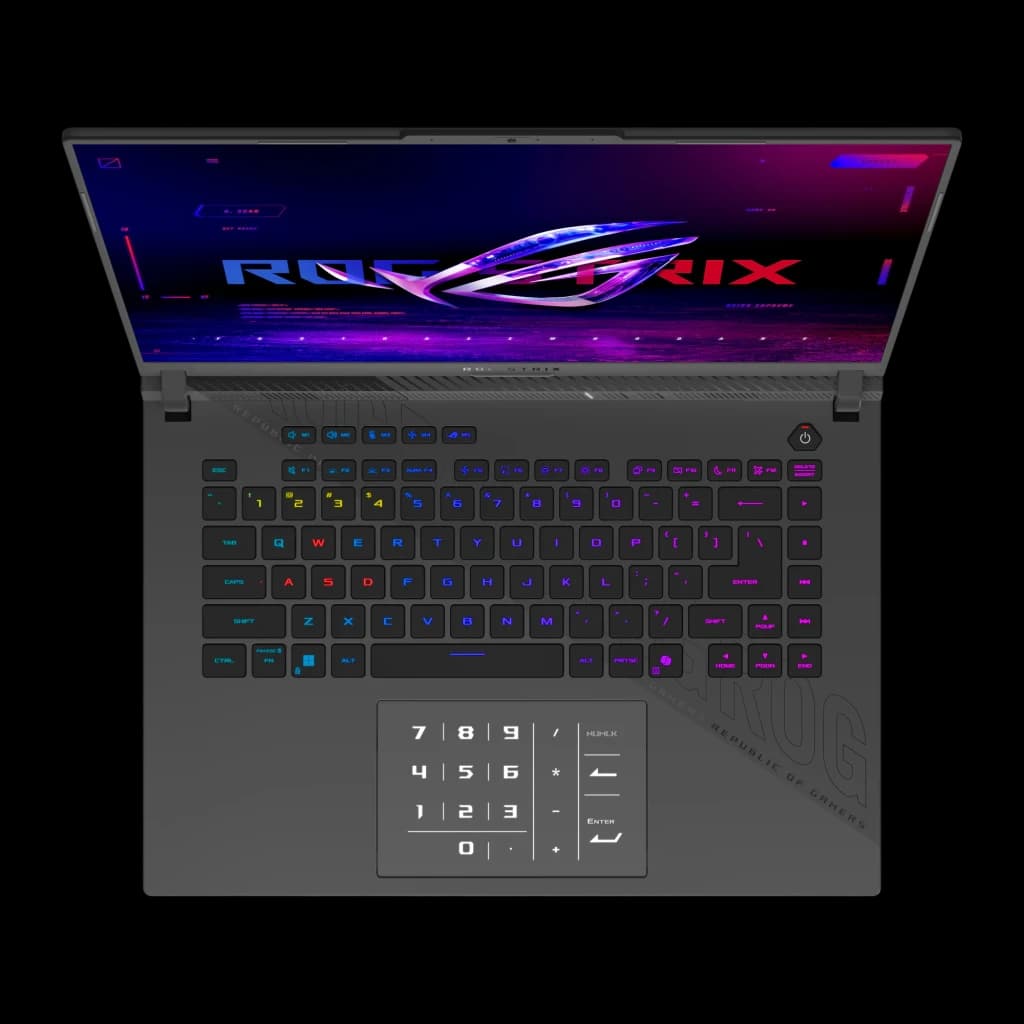 Portátil Gaming ASUS ROG Strix G16 16GB/1TB RTX 5070 Ti 16 pulgadas WQXGA AMD Ryzen 9 9955HX SSD Sin sistema operativo Gris