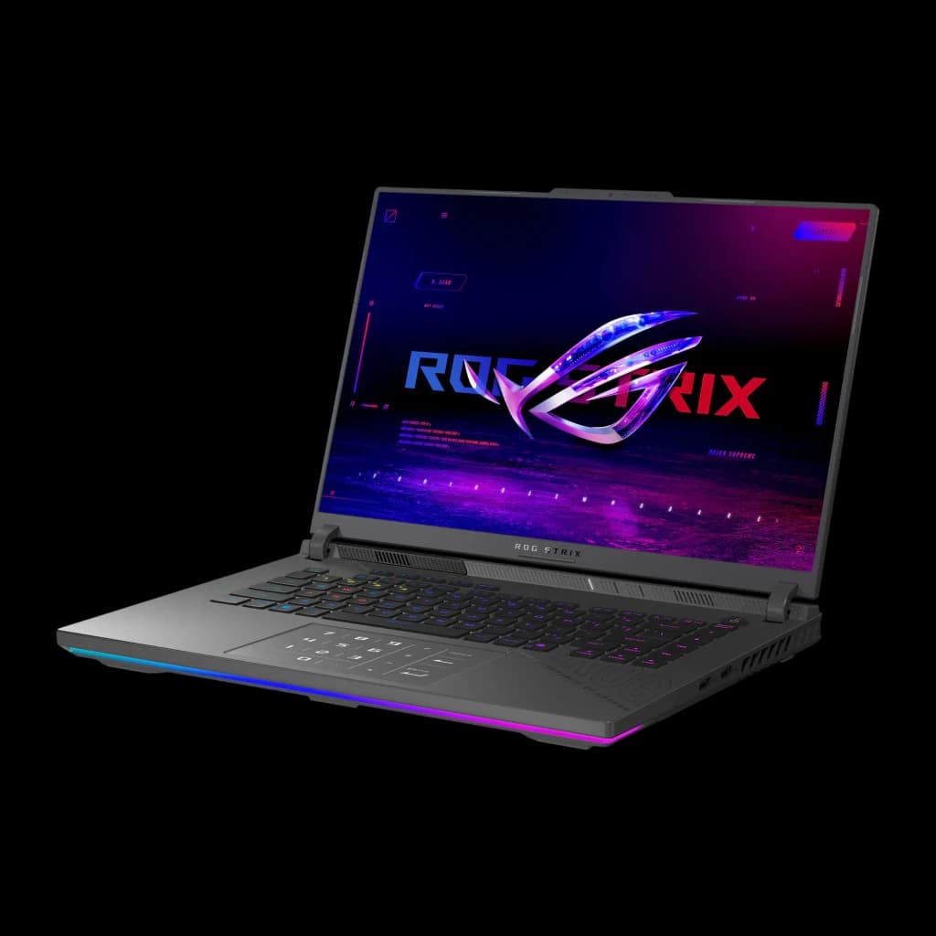 Portátil Gaming ASUS ROG Strix G16 16GB/1TB RTX 5070 Ti 16 pulgadas WQXGA AMD Ryzen 9 9955HX SSD Sin sistema operativo Gris