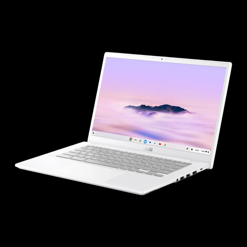 Portable ASUS Chromebook Plus CX34 8 Go/256 Go 14 pouces Full HD Intel Core 3 100U UFS Blanc Nacré CX3402CVA-PQ1339 - 3,3 GHz