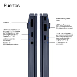 Ordinateur portable HP EliteBook X G2q 32 Go/1 To 14 pouces OLED Snapdragon X1P-42-100 SSD Windows 11 Pro Bleu atmosférico
