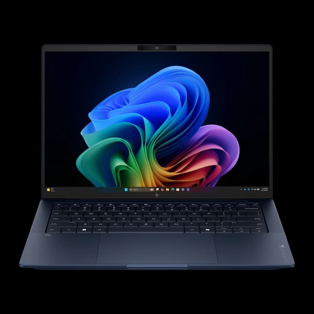 Ordinateur portable HP EliteBook X G2q 32 Go/1 To 14 pouces OLED Snapdragon X1P-42-100 SSD Windows 11 Pro Bleu atmosférico