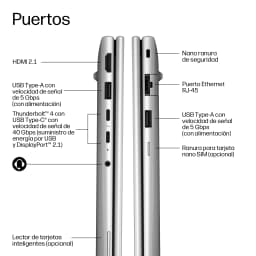 Portátil HP EliteBook 6 G2i Wolf Pro Security Edition 16GB/512GB 14 pulgadas WUXGA Intel Core 5 320 SSD Plata - IPS