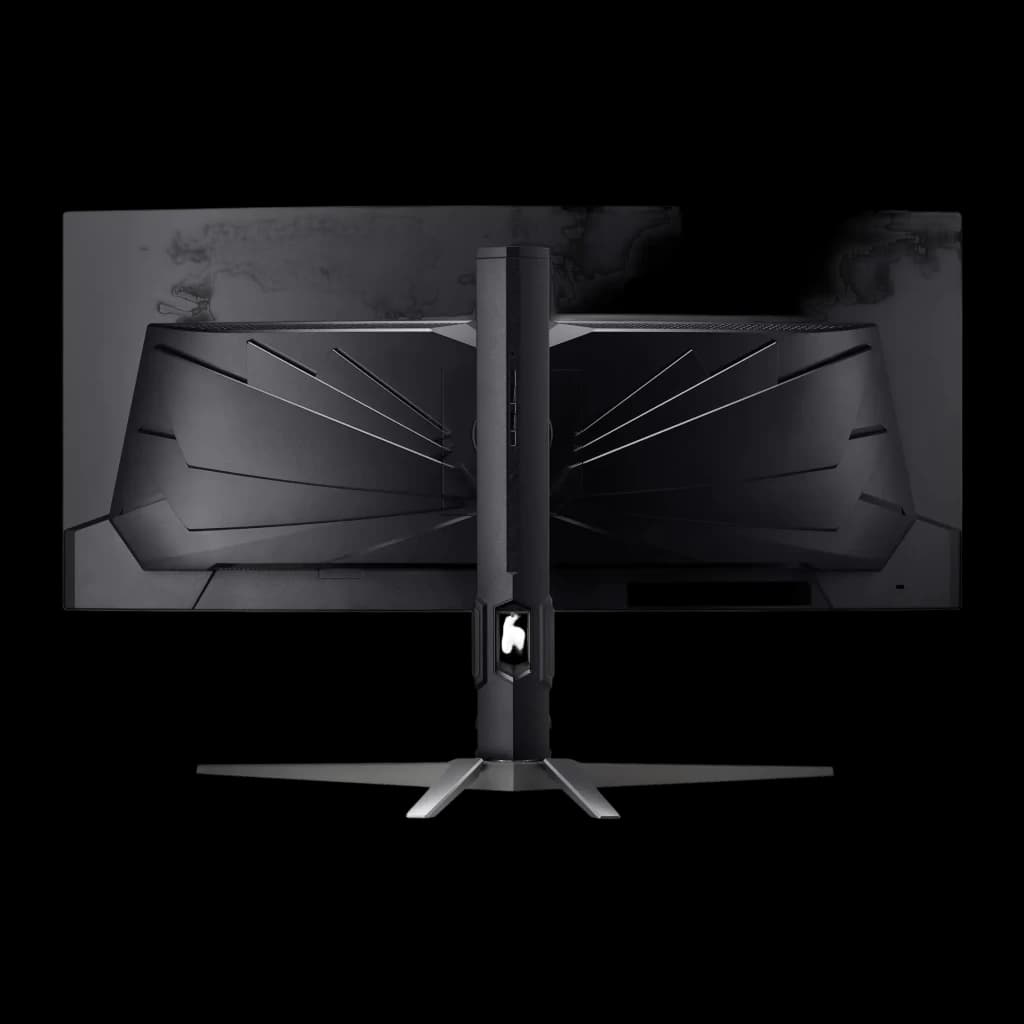 Monitor Acer Predator 34 polegadas QD-OLED 240Hz Curvo UWQHD Preto UM.CXXEE.501 - painel traseiro angular