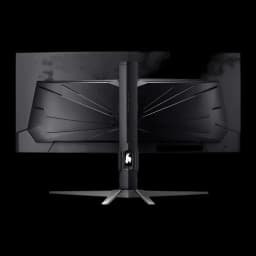 Monitor Acer Predator 34 polegadas QD-OLED 240Hz Curvo UWQHD Preto UM.CXXEE.501 - painel traseiro angular