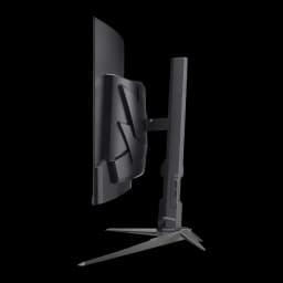 Monitor Acer Predator 34 polegadas QD-OLED 240Hz Curvo UWQHD Preto UM.CXXEE.501 - traseira angular e coluna