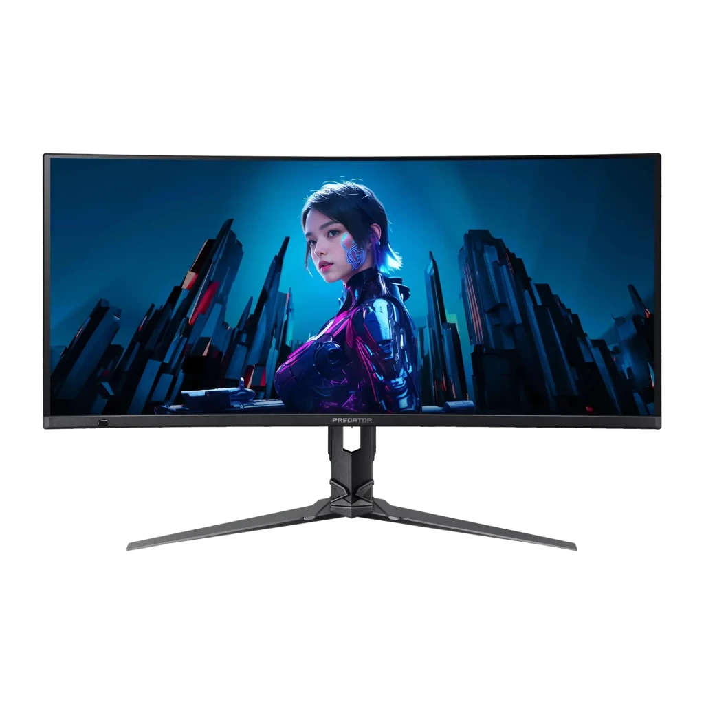 Monitor Acer Predator 34 polegadas QD-OLED 240Hz Curvo UWQHD Preto UM.CXXEE.501