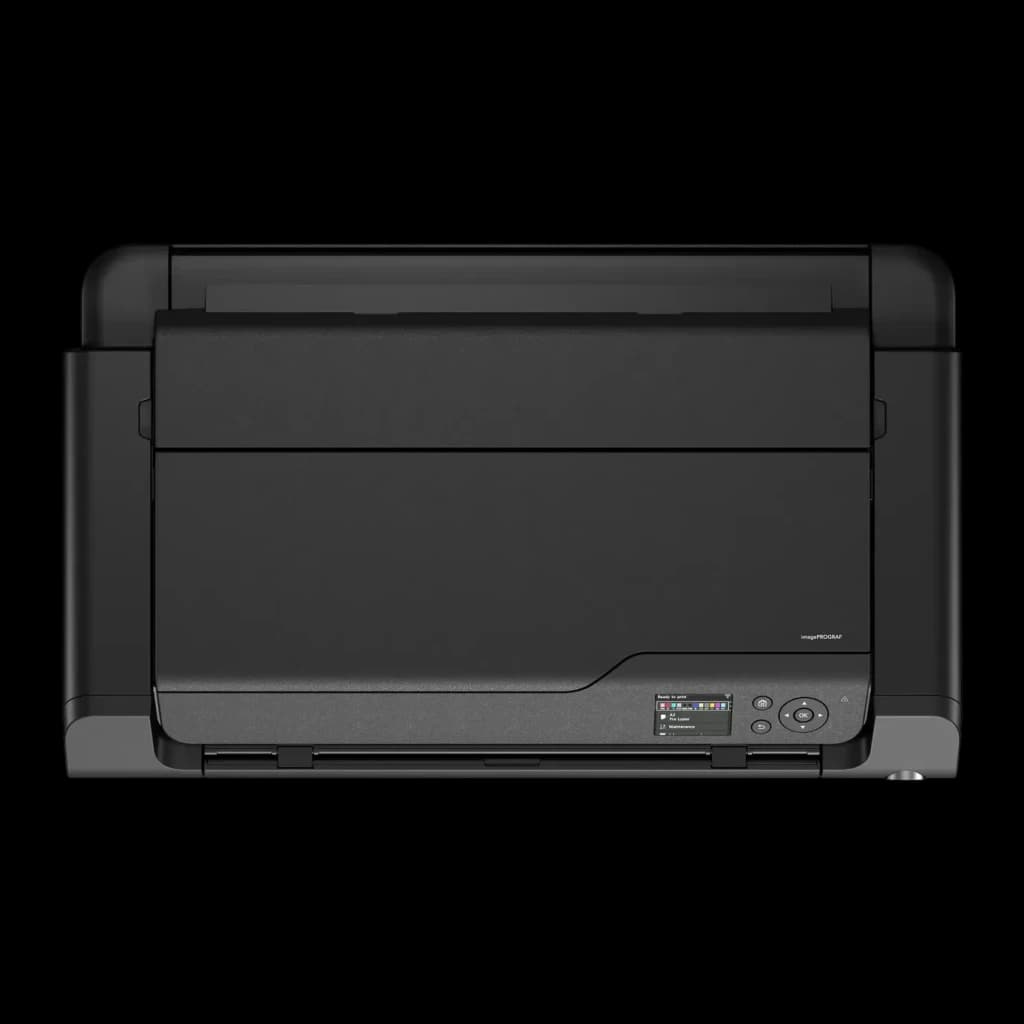 Impressora fotográfica Canon imagePROGRAF Color Wi-Fi Preto PRO-1100 - painel de controlo com ecrã e bandeja